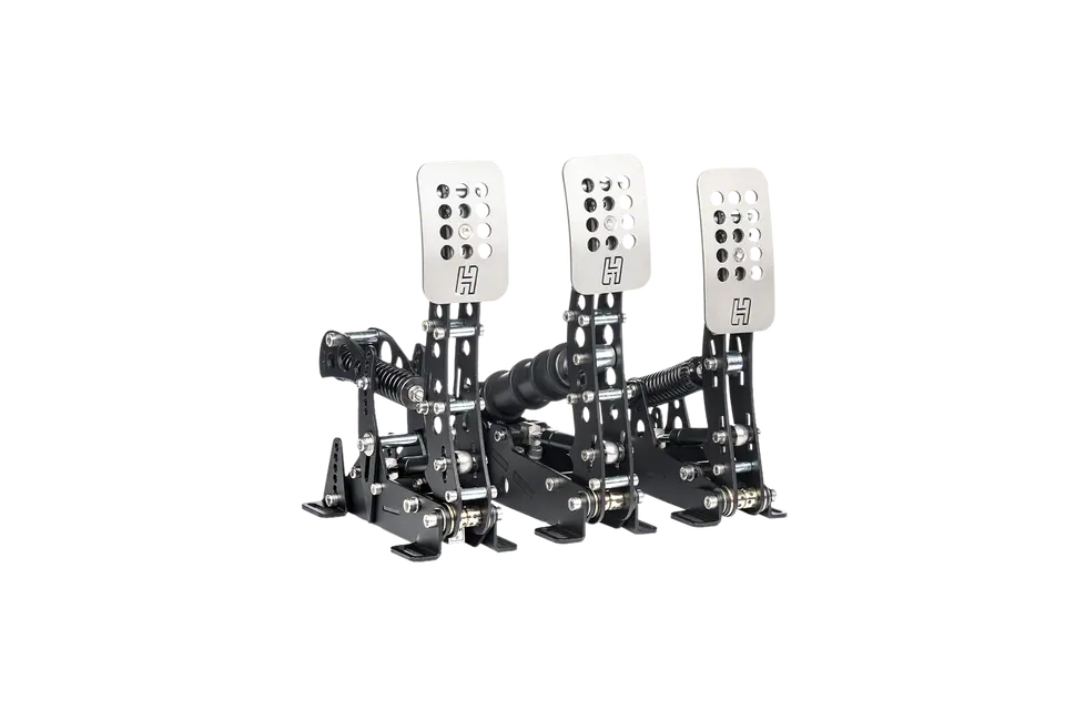 Trak Racer Heusinkveld Sim Pedals Ultimate+ 3-Pedal Set (Black) – Professional Hydraulic Brake, Throttle & Clutch for Elite Sim Racing