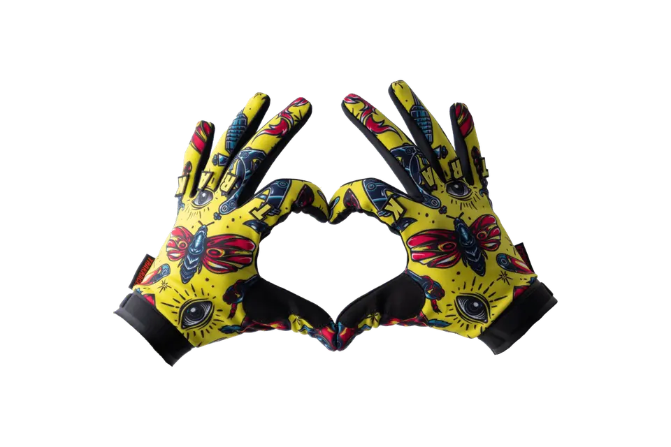 Trak Racer Multi-Use Sim Racing Gloves - Yellow