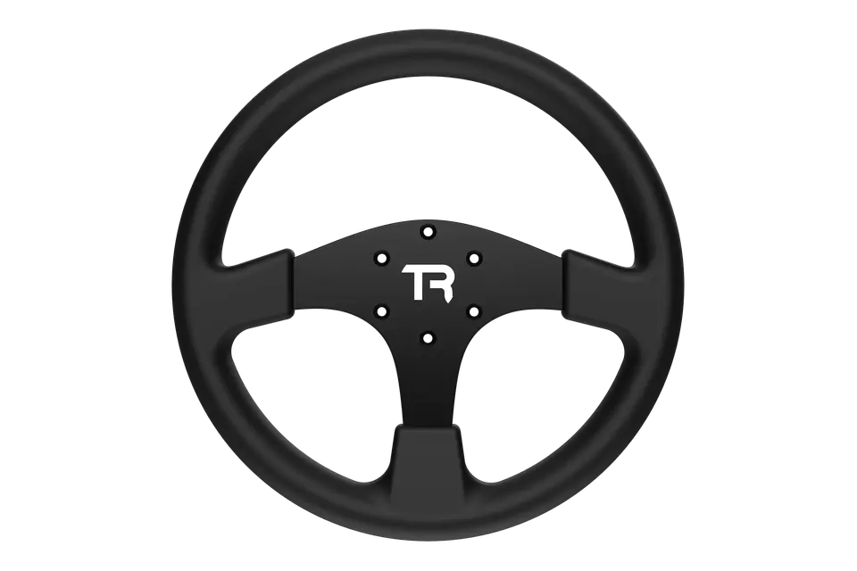 Trak Racer 330mm/13" Round Sim Racing Wheel Rim – Aluminium Alloy with Silicone Grip