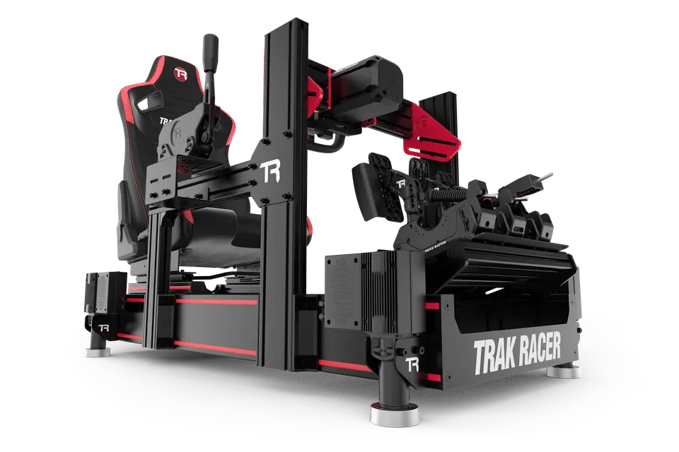 Trak Racer TR160 V5 Racing Simulator with Set of 4 D-BOX G5 4250i Motion Actuators
