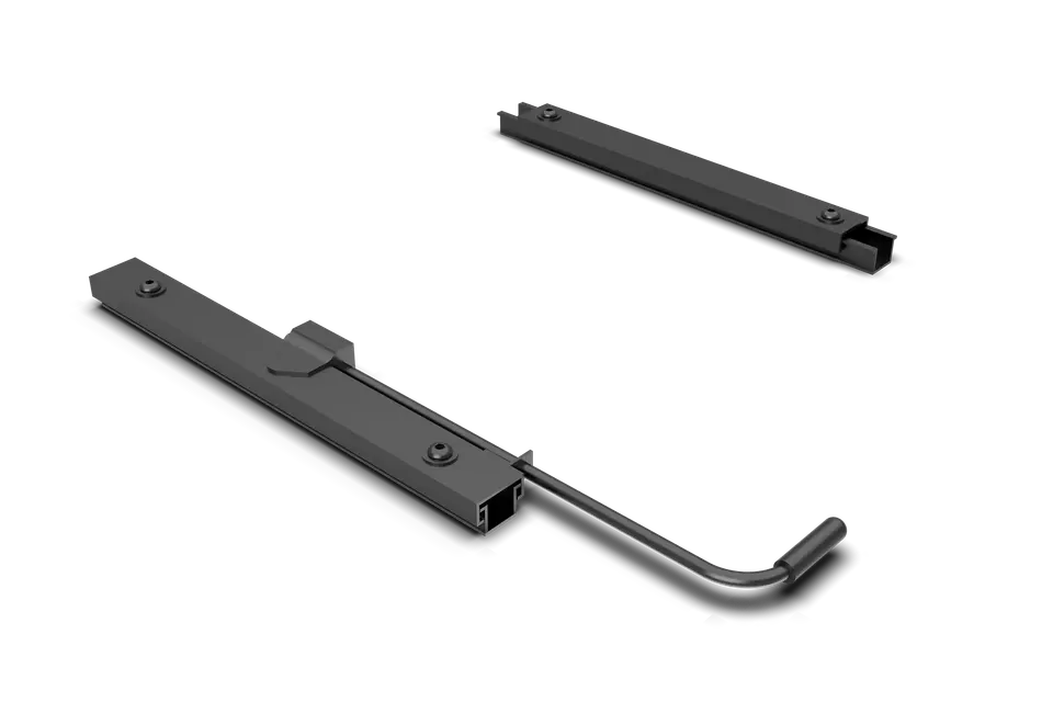 Trak Racer Universal Compact Seat Slider Kit — Low-Profile Adjustable Seat Rail for Sim Racing & Flight Sim Cockpits