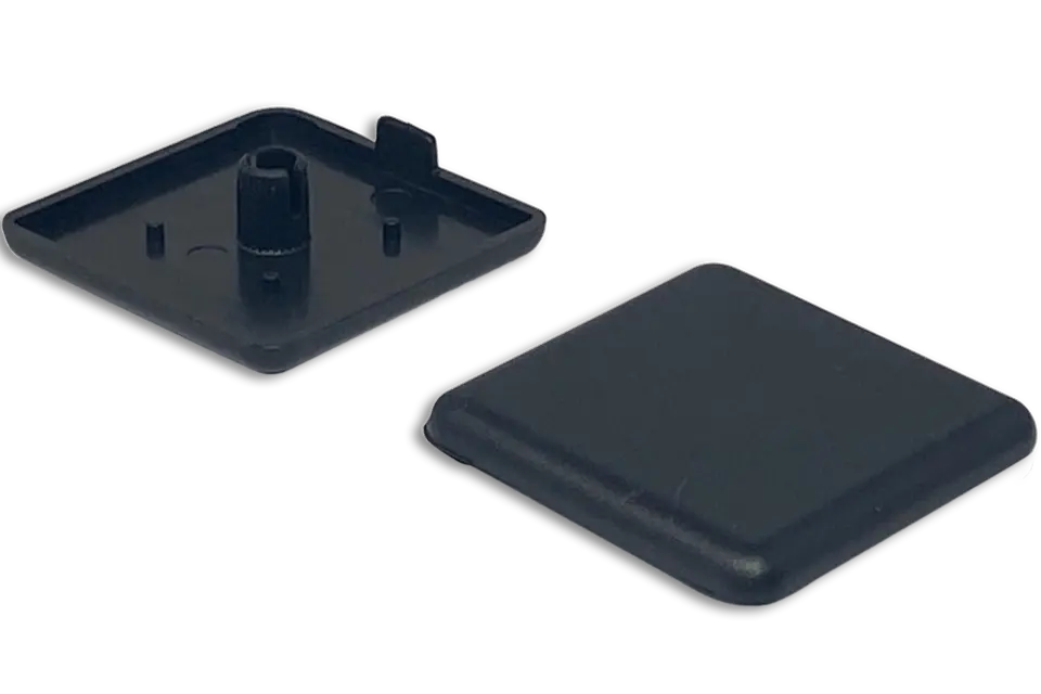 Trak Racer 40 X 40mm Plastic Extrusion End Cap - Pack of 2