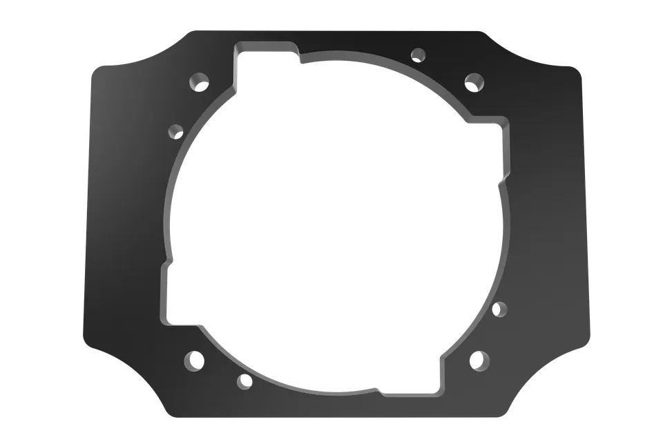 Trak Racer TR-One Wheel Mount Plate Adapter for Asetek Wheelbases — Requires TR-One Base Kit (TR80-NWMA4)
