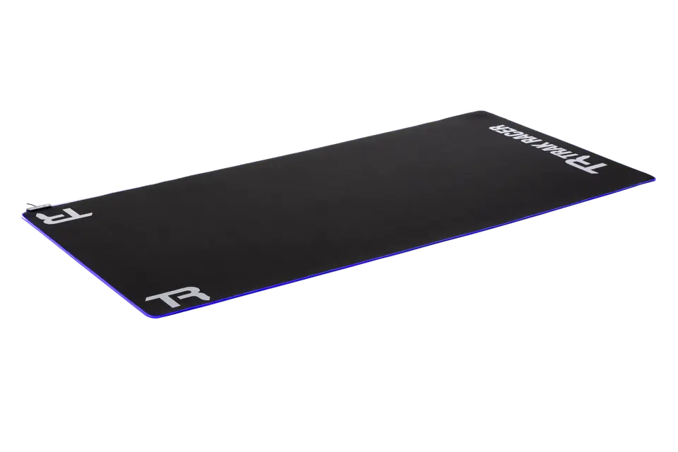 Trak Racer Premium Neoprene Sim Racing Floor Mat with RGB Neon LED Lighting