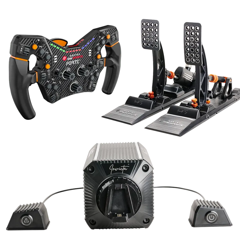 Asetek SimSports Invicta™ S-Series Bundle