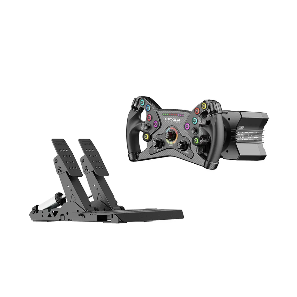 MOZA Racing R12 V2 and KS with SRP2 Bundle