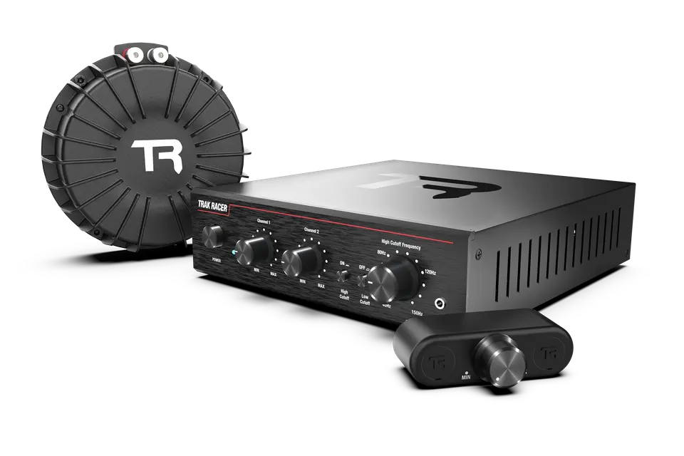 Trak Racer Pro 200W 2-Channel Class-D Amplifier & 100W Bass Shaker Kit