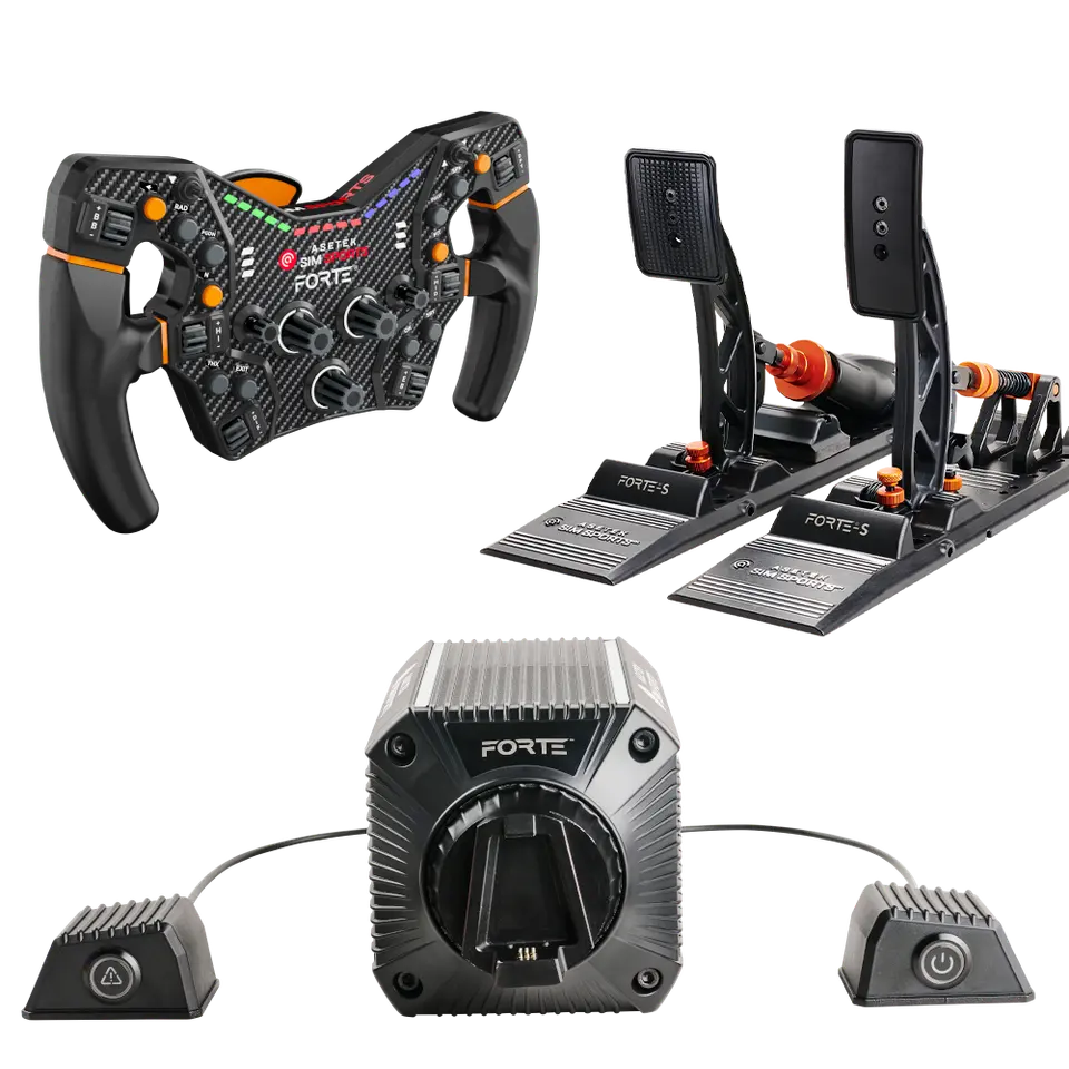 Asetek SimSports Forte® S-Series Bundle