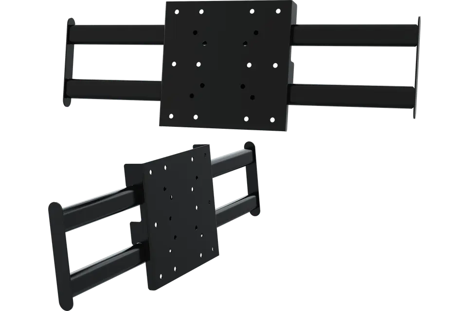 Trak Racer Side Arms for Triple Monitor Stands – Suitable for 2 x 30" to 45" Monitors