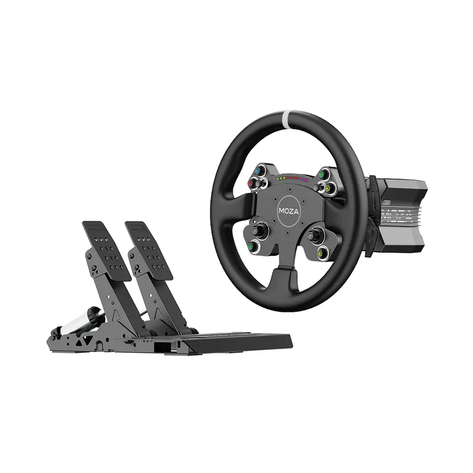 MOZA Racing R12 V2 and CS V2P with SRP2 Bundle
