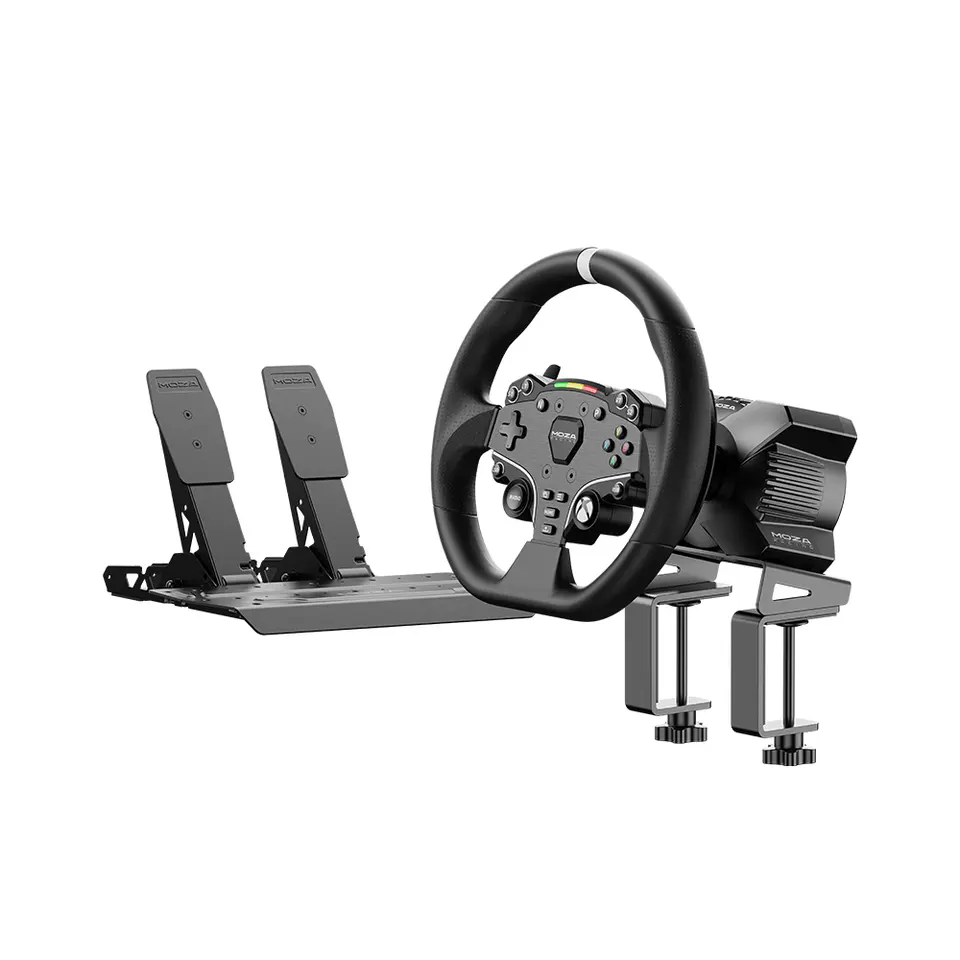 MOZA R3 Racing Wheel and Pedals for Xbox & PC
