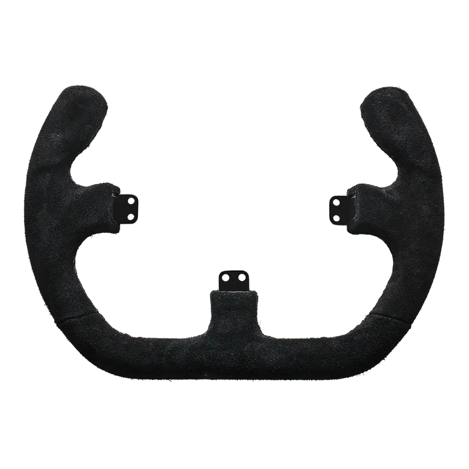Asetek SimSports Open D Black Suede Rim