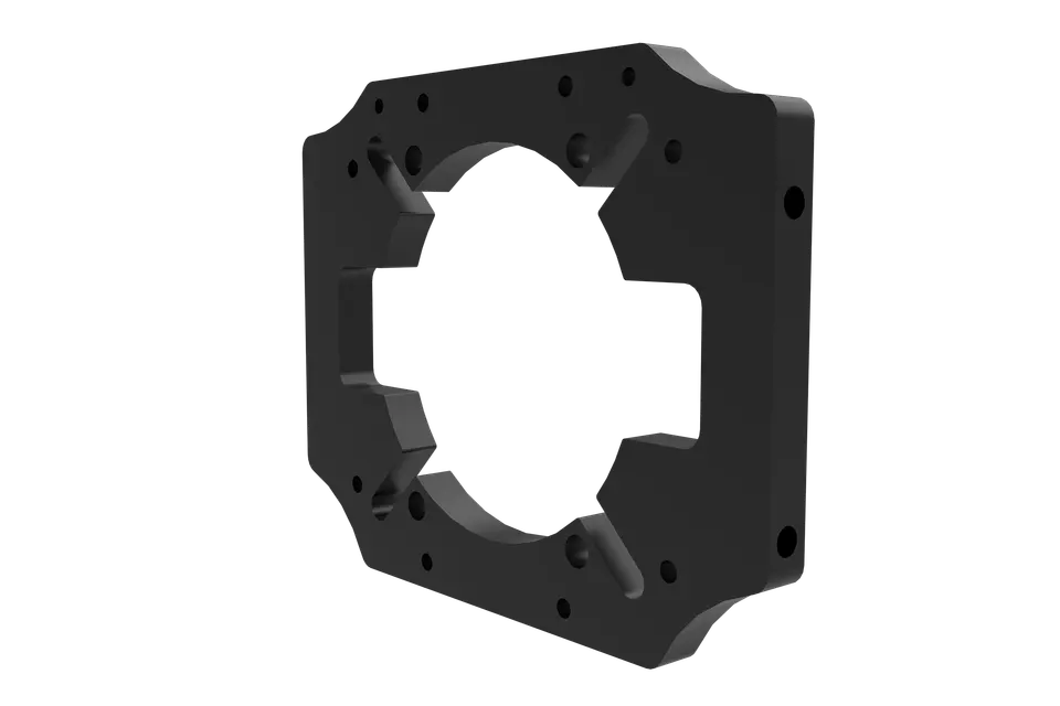Trak Racer TR-One Direct-Fit Front Wheel Mount for MOZA R9–R25 Ultra Wheelbases — Requires TR-One Base Kit (TR80-NWMA4)