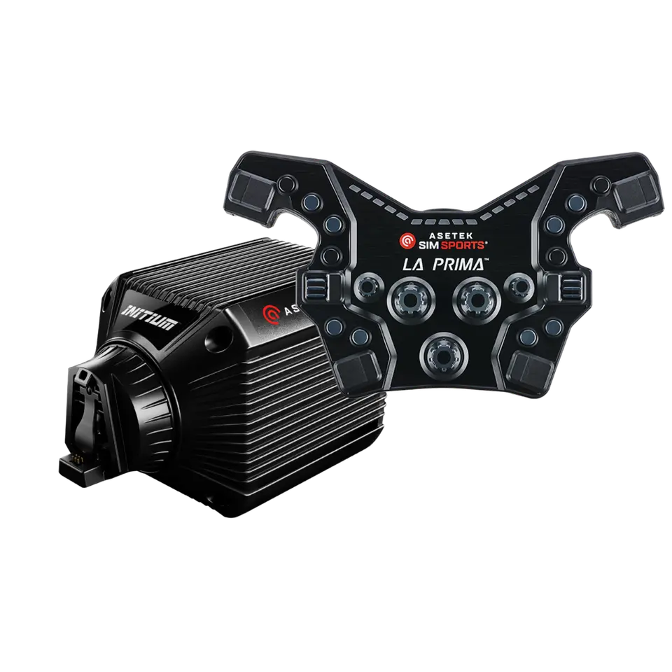 Asetek SimSports La Prima™ Formula Button Box + Initium Direct Drive Wheelbase EU (Bundle)